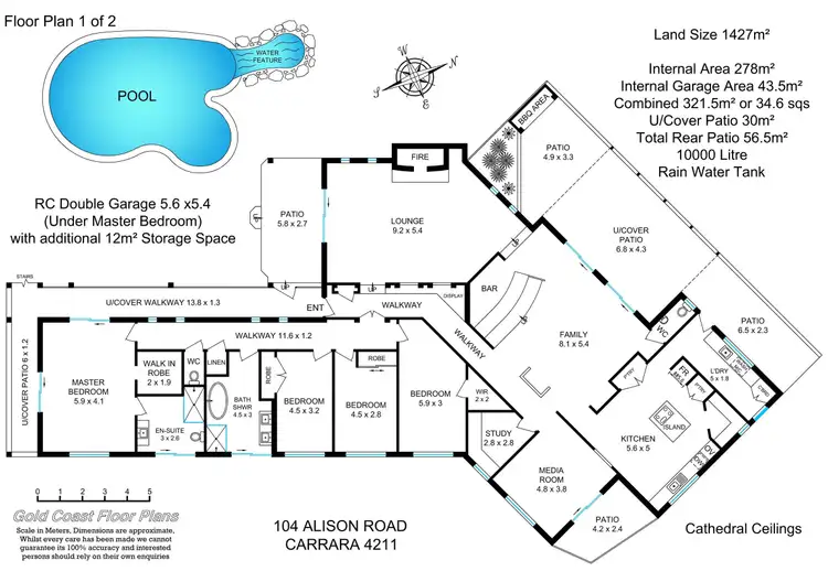Floorplan of Homely house listing, 104 Alison Road, Carrara QLD 4211