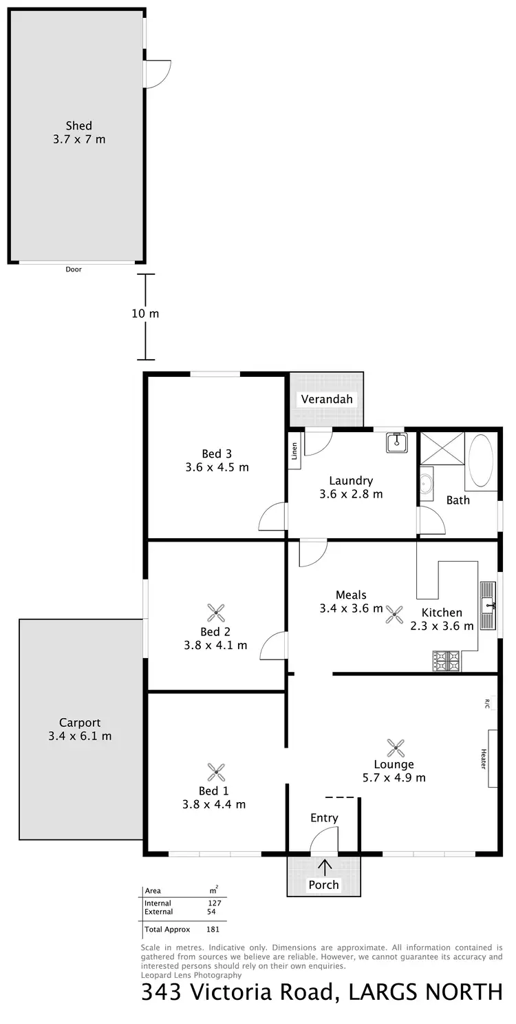 Floorplan of Homely house listing, 343 Victoria Road, Largs North SA 5016