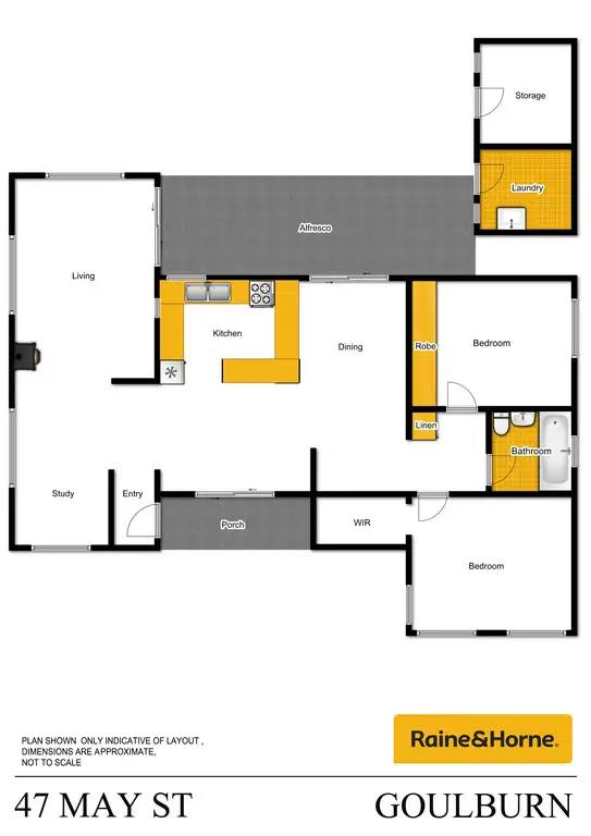 Floorplan of Homely house listing, 47 May Street, Goulburn NSW 2580