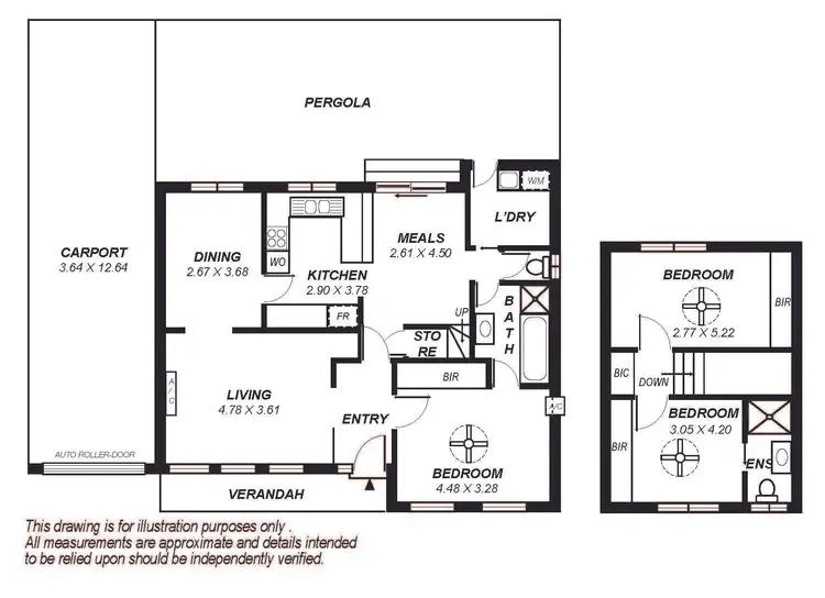 Floorplan of Homely house listing, 1A Scott Avenue, Clovelly Park SA 5042