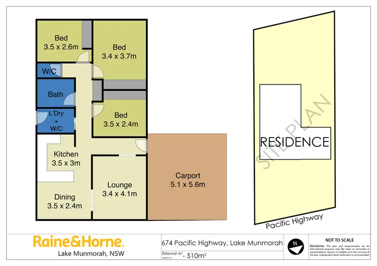 Floorplan of Homely house listing, 674 Pacific Highway, Lake Munmorah NSW 2259