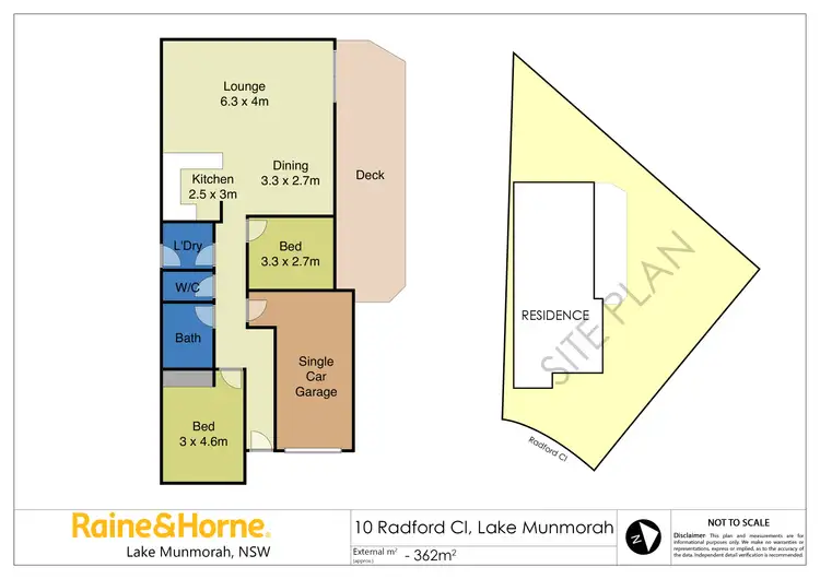 Floorplan of Homely house listing, 10 Radford Place, Lake Munmorah NSW 2259