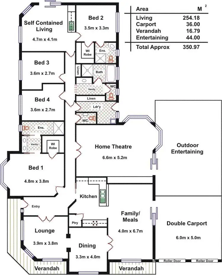 Floorplan of Homely house listing, 8 Kentish Road, Gawler Belt SA 5118