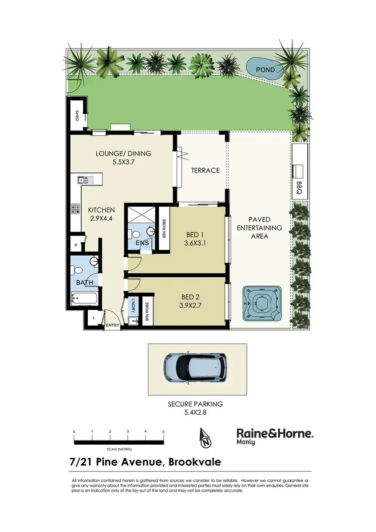 Floorplan of Homely apartment listing, 7/21 Pine Avenue, Brookvale NSW 2100
