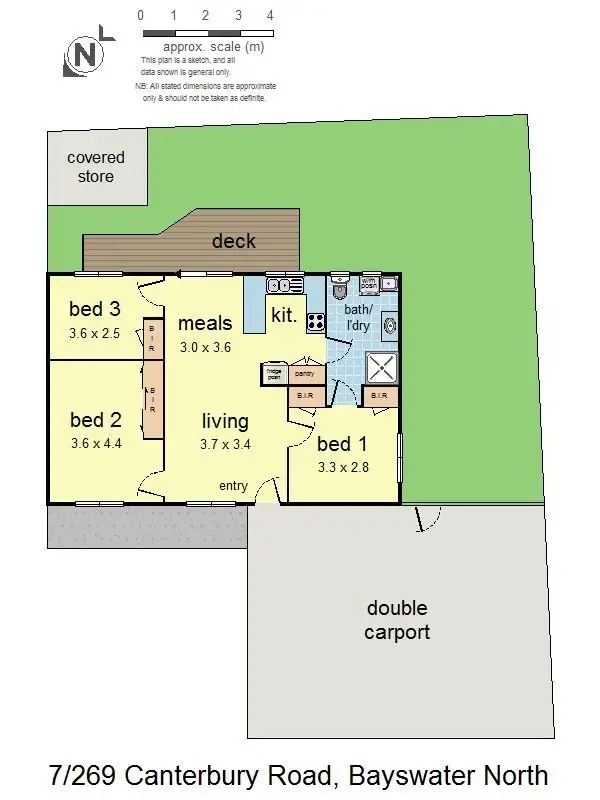 Floorplan of Homely unit listing, 7/269 Canterbury Road, Bayswater North VIC 3153