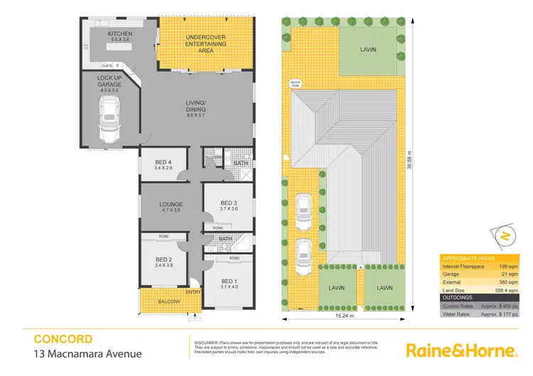 Floorplan of Homely house listing, 13 Macnamara Avenue, Concord NSW 2137