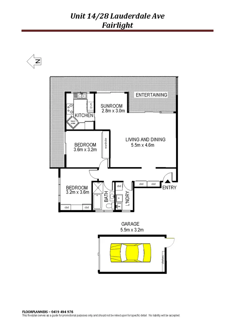 Floorplan of Homely apartment listing, 14/28 Lauderdale Ave, Fairlight NSW 2094