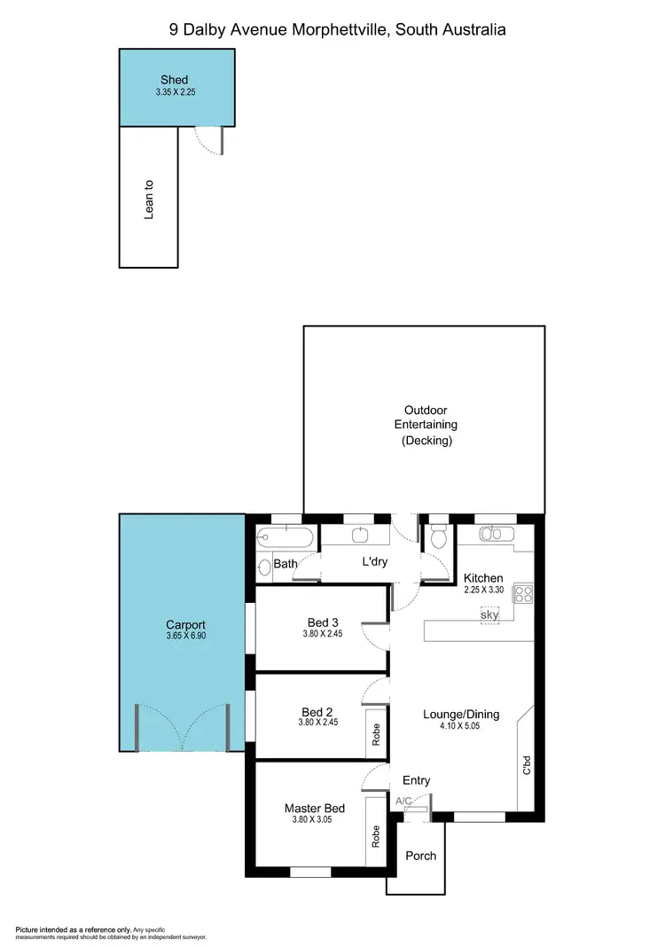 Floorplan of Homely house listing, 9 Dalby Avenue, Morphettville SA 5043