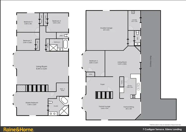 Floorplan of Homely house listing, 7 Costigan Tce, Edens Landing QLD 4207
