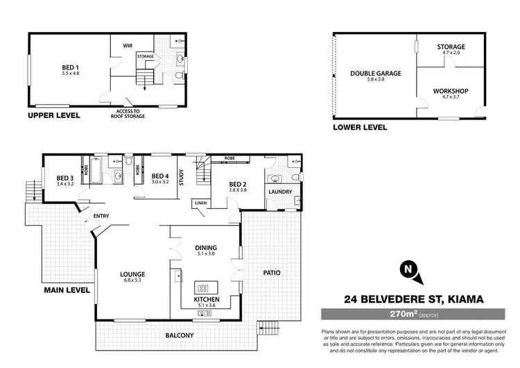 Floorplan of Homely house listing, 24 Belvedere Street, Kiama NSW 2533