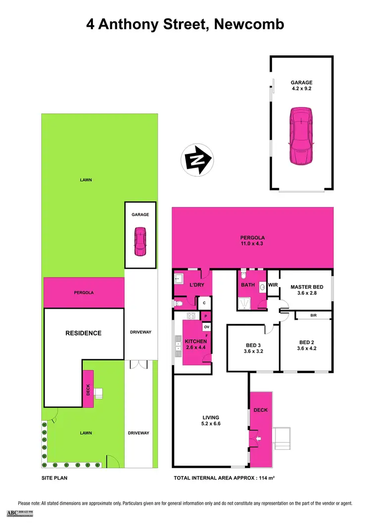 Floorplan of Homely house listing, 4 Anthony Street, Newcomb VIC 3219