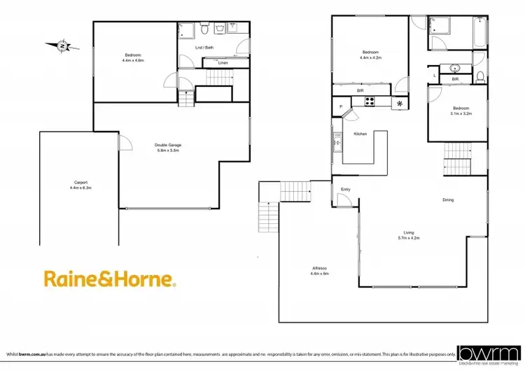 Floorplan of Homely house listing, 21 Riverview Crescent, Catalina NSW 2536