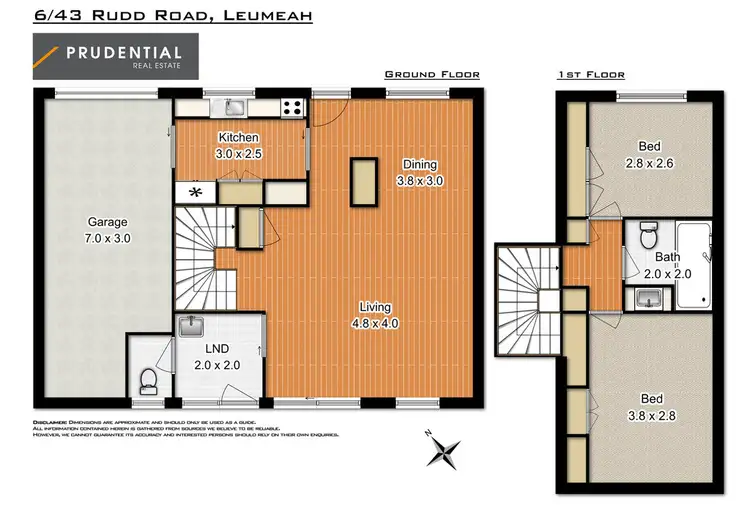 Floorplan of Homely house listing, 6/43 Rudd Road, Leumeah NSW 2560