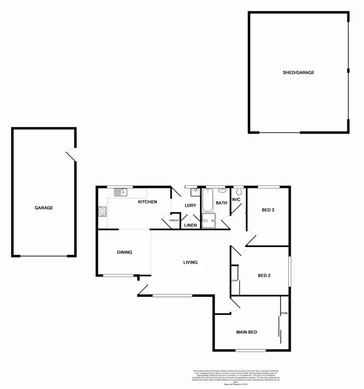 Floorplan of Homely house listing, 22 Schanck Drive, Metford NSW 2323