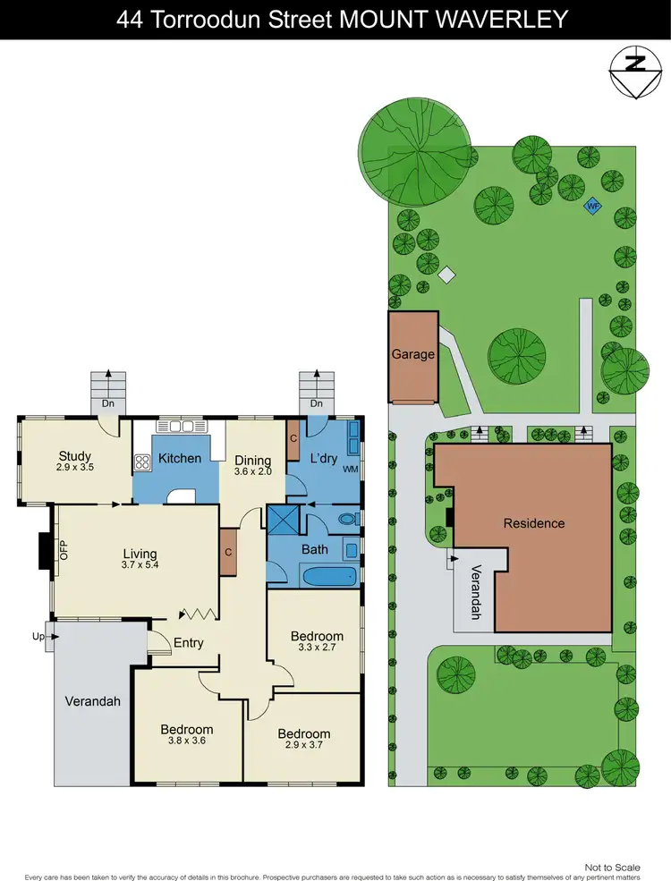 Floorplan of Homely house listing, 44 Torroodun Street, Mount Waverley VIC 3149