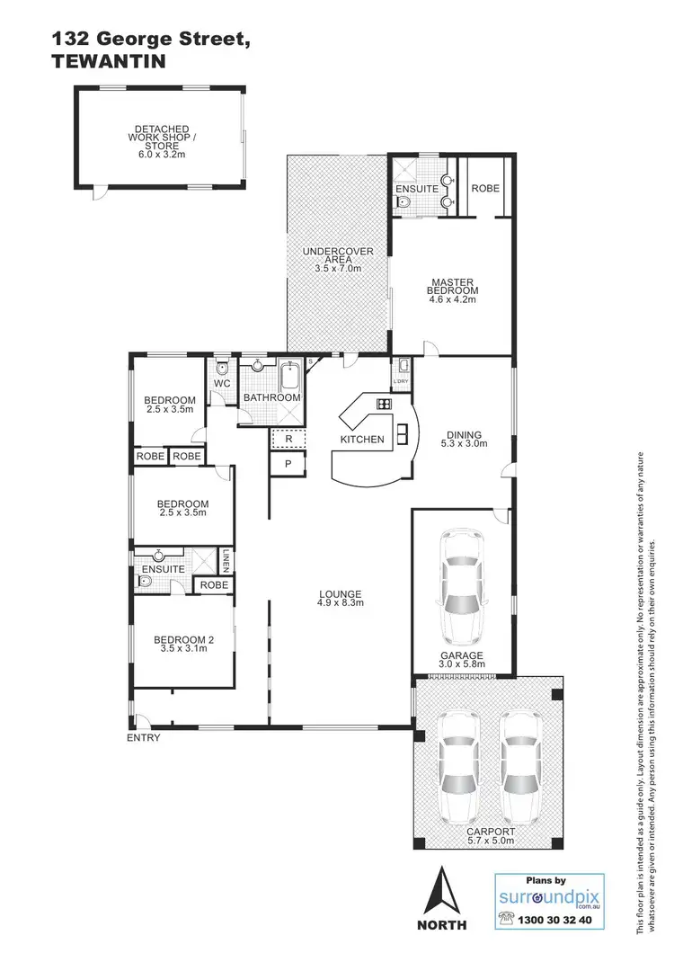 Floorplan of Homely house listing, 132 George Street, Tewantin QLD 4565