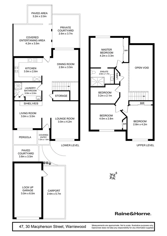 Floorplan of Homely townhouse listing, 47/30 Macpherson Street, Warriewood NSW 2102