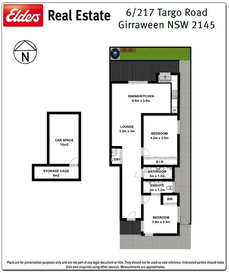 Floorplan of Homely villa listing, 6/217 Targo Road, Girraween NSW 2145