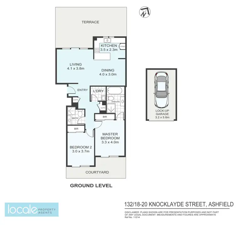 Floorplan of Homely unit listing, 132/18-20 Knocklayde Street, Ashfield NSW 2131