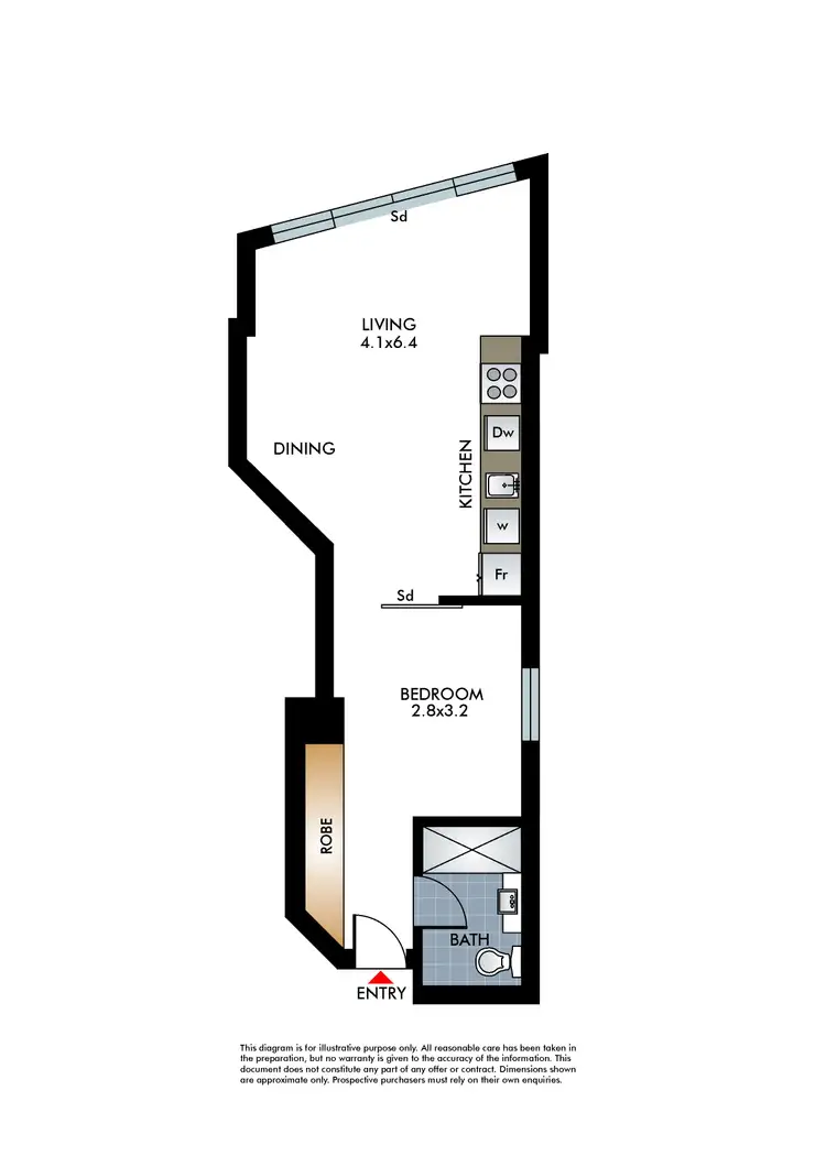 Floorplan of Homely apartment listing, 5/5 Campbell Parade, Bondi Beach NSW 2026
