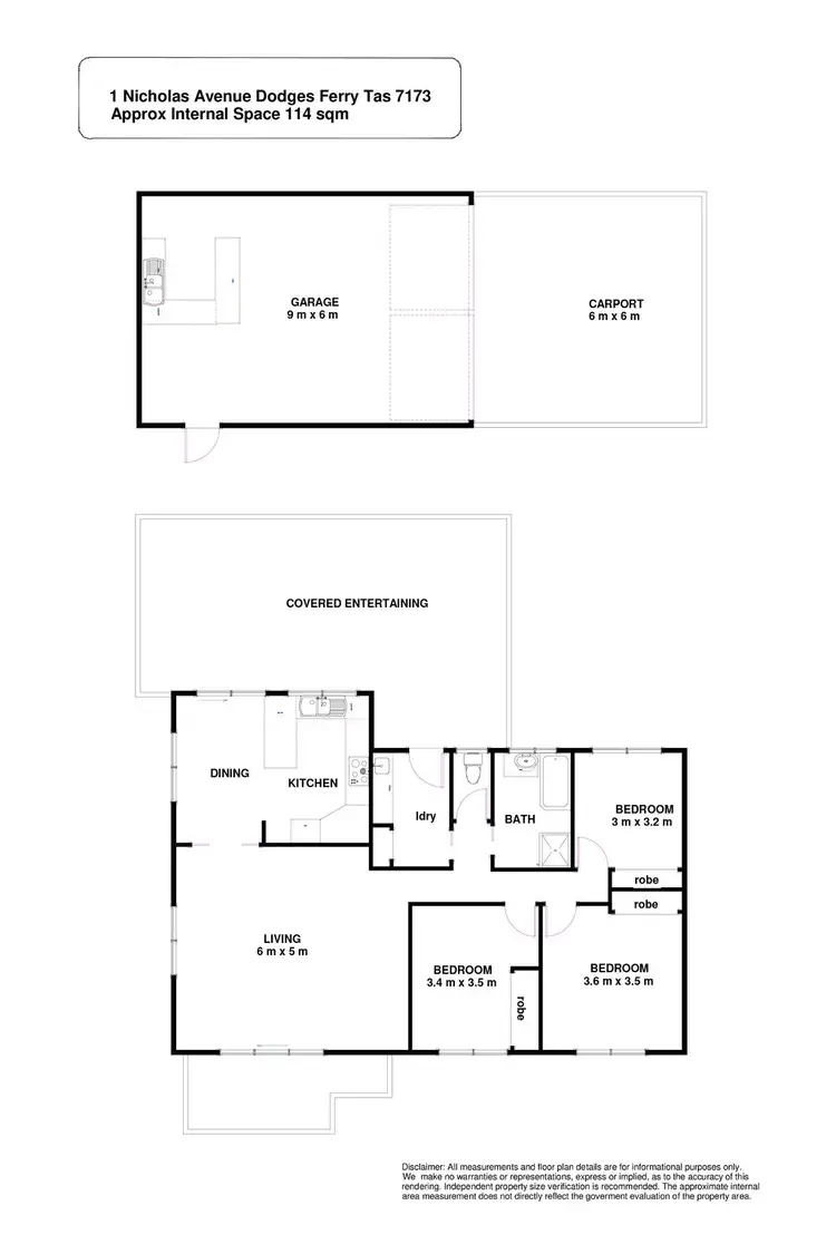 Floorplan of Homely house listing, 1 Nicholas Avenue, Dodges Ferry TAS 7173