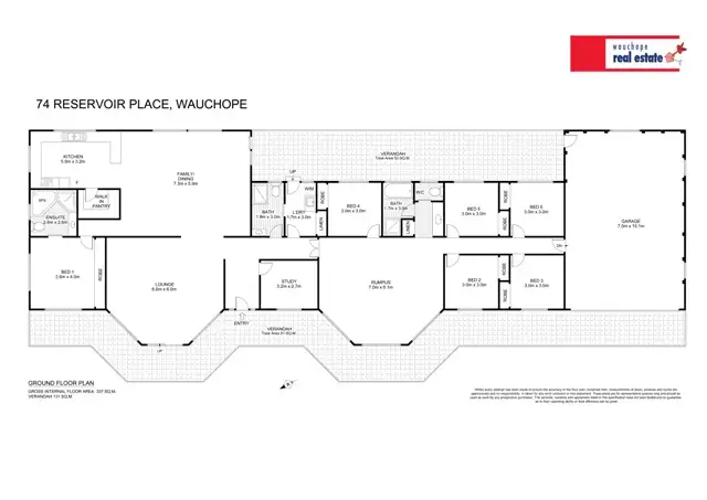 Floorplan of Homely rural property listing, 74 Reservoir Place, Wauchope NSW 2446