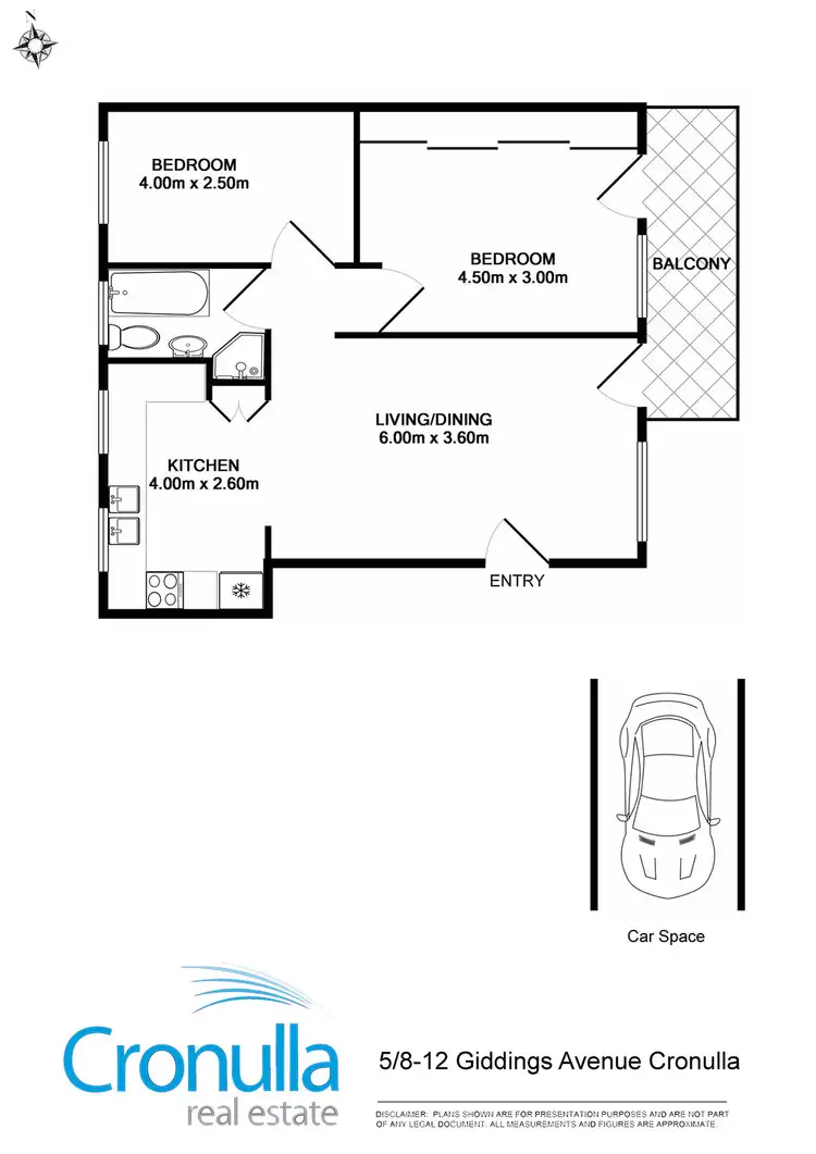 Floorplan of Homely apartment listing, 5/8-12 Giddings Ave, Cronulla NSW 2230