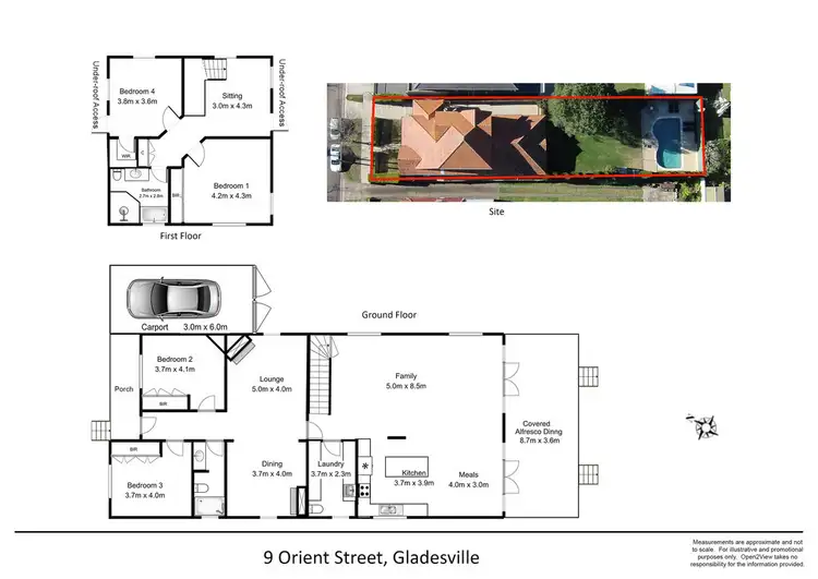 Floorplan of Homely house listing, 9 Orient Street, Gladesville NSW 2111