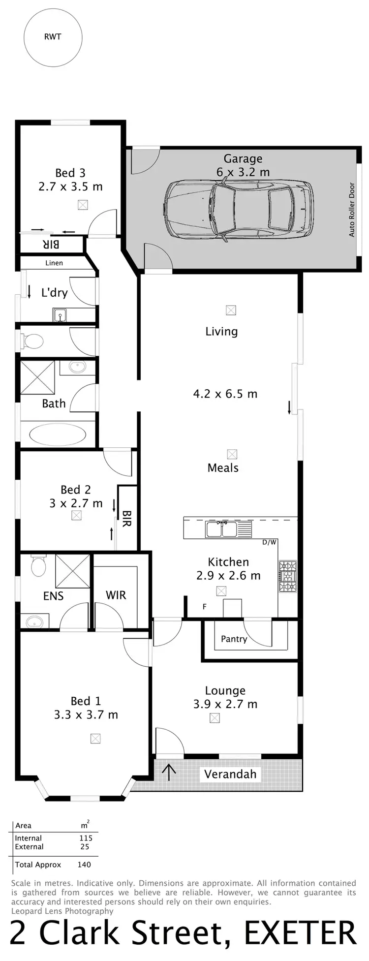 Floorplan of Homely house listing, 2 Clark Street, Exeter SA 5019