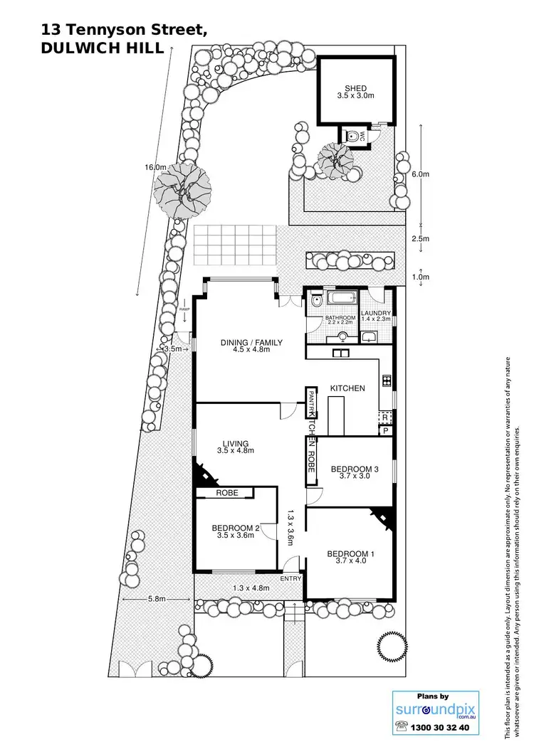 Floorplan of Homely house listing, 13 Tennyson Street, Dulwich Hill NSW 2203