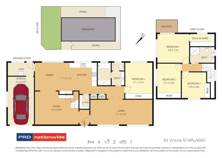 Floorplan of Homely house listing, 64 Victoria Street, Malabar NSW 2036