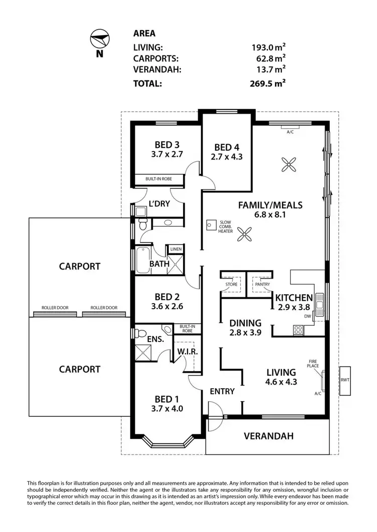 Floorplan of Homely house listing, 72 Nairne Road, Woodside SA 5244