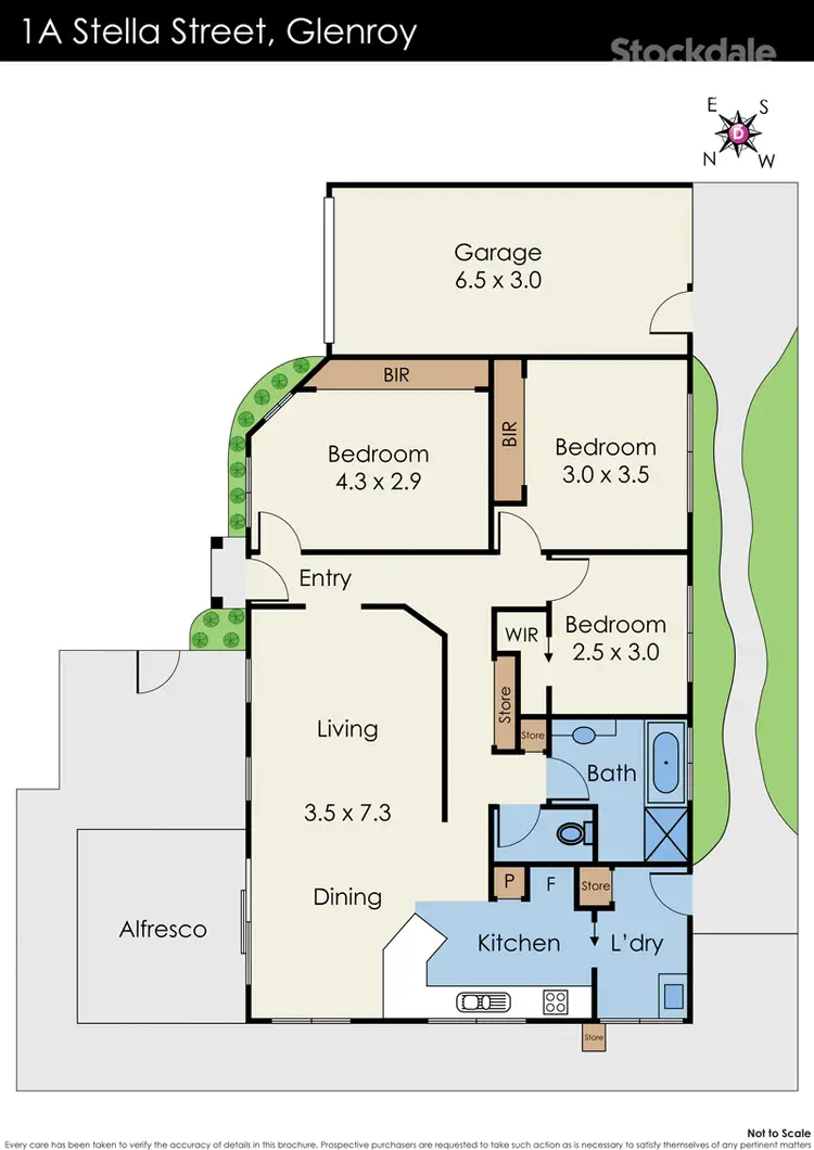 Floorplan of Homely house listing, 1A Stella Street, Glenroy VIC 3046