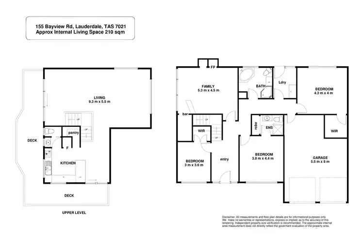 Floorplan of Homely house listing, 155 Bayview Road, Lauderdale TAS 7021