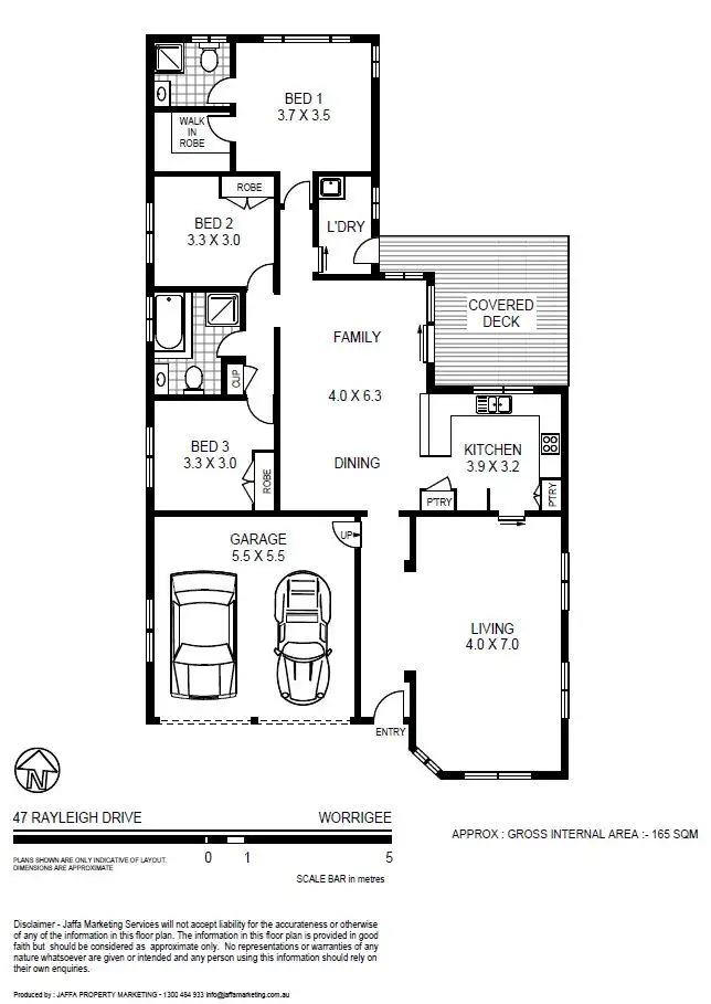 Floorplan of Homely house listing, 47 Rayleigh Drive, Worrigee NSW 2540