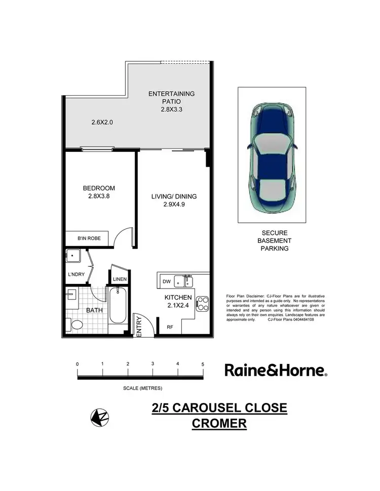 Floorplan of Homely unit listing, 2/4-6 Campbell Parade, Dee Why NSW 2099