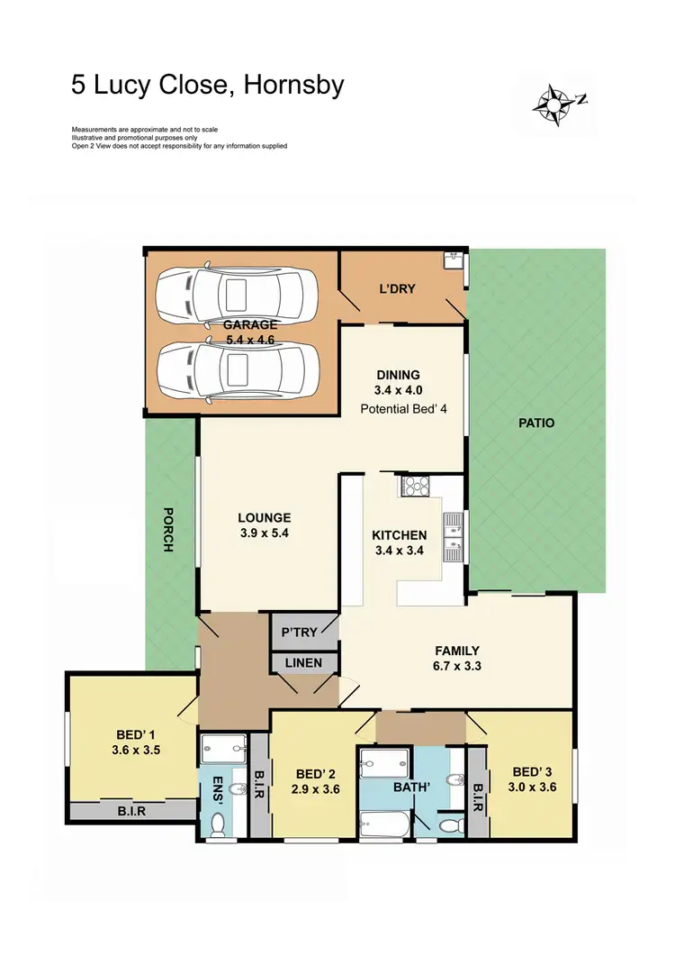 Floorplan of Homely house listing, 5 Lucy Close, Hornsby NSW 2077