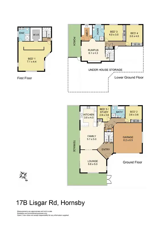 Floorplan of Homely house listing, 17B Lisgar Road, Hornsby NSW 2077