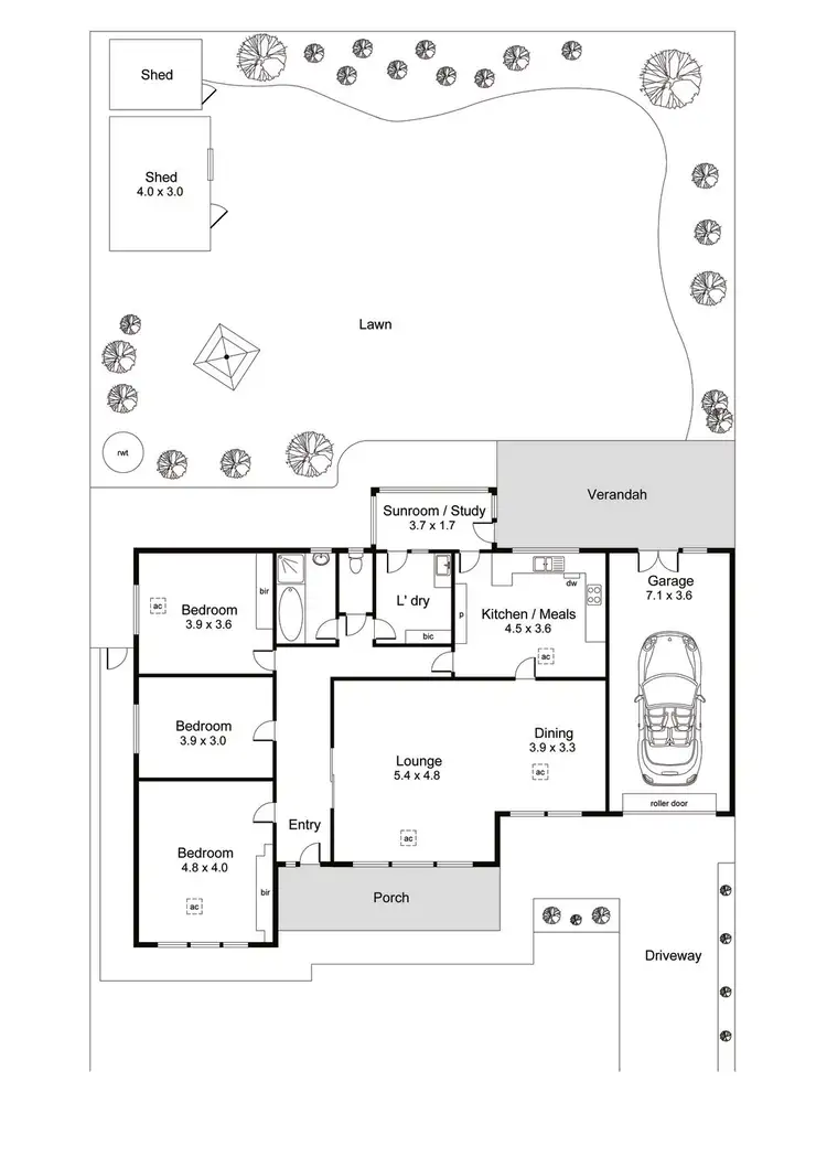 Floorplan of Homely house listing, 6 Hale Avenue, Hawthorn SA 5062