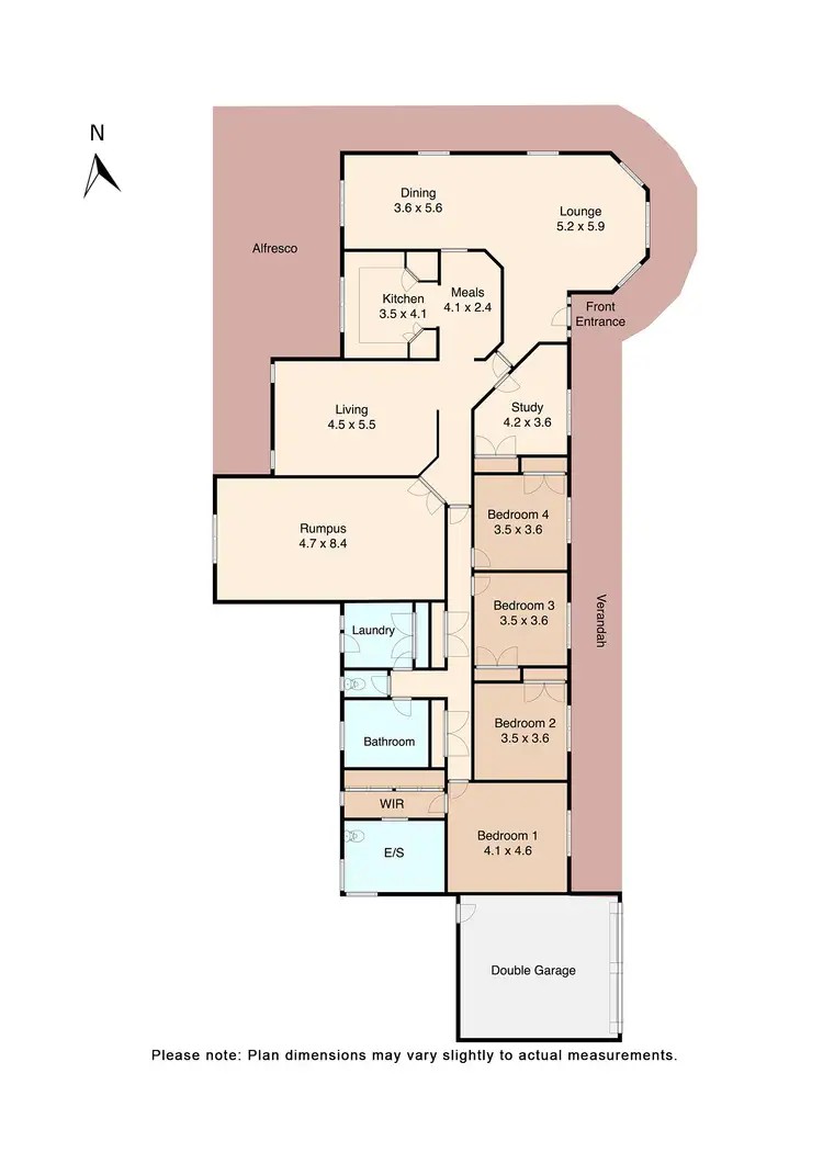 Floorplan of Homely house listing, 61 Hillcrest Road, Smythesdale VIC 3351