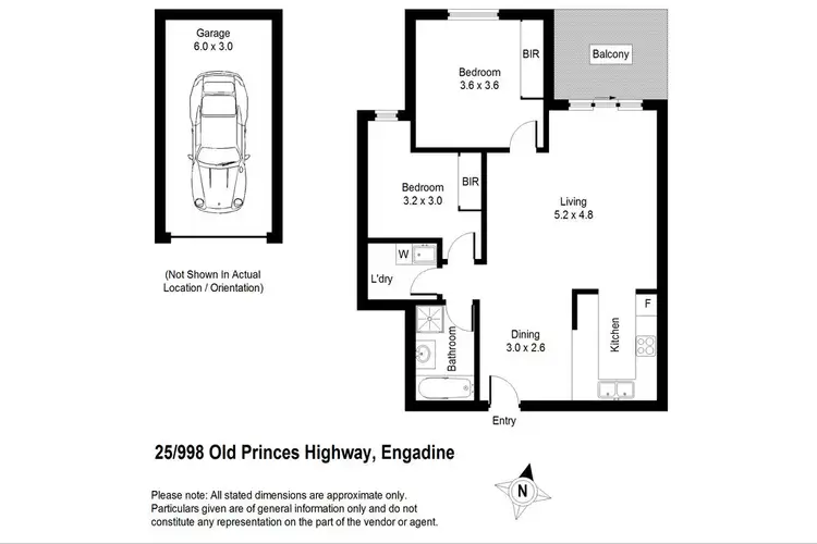 Floorplan of Homely unit listing, 25/998 Old Princes Highway, Engadine NSW 2233