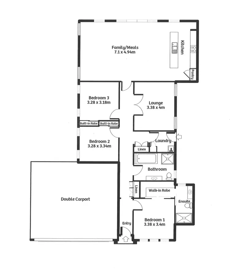 Floorplan of Homely house listing, 12 Thespian Court, Murray Bridge SA 5253