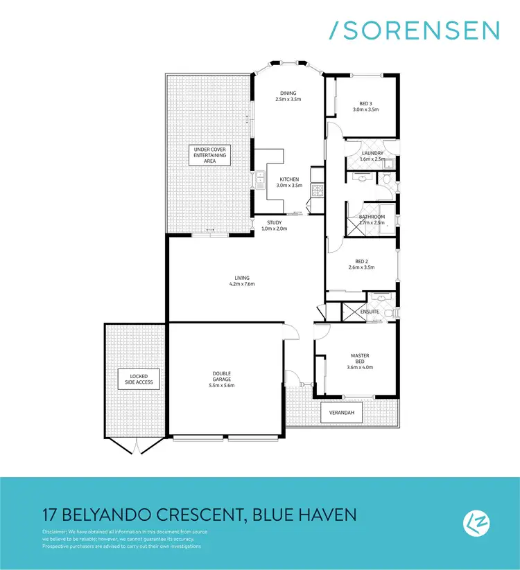 Floorplan of Homely house listing, 17 Belyando Crescent, Blue Haven NSW 2262