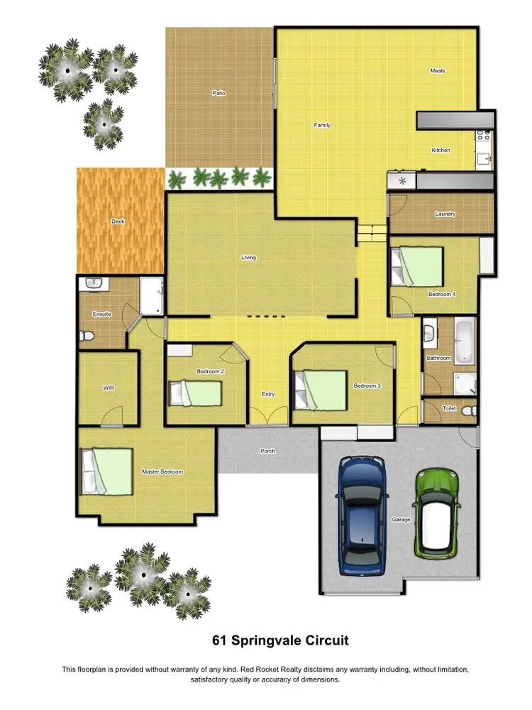 Floorplan of Homely house listing, 61 Springvale Circuit, Underwood QLD 4119