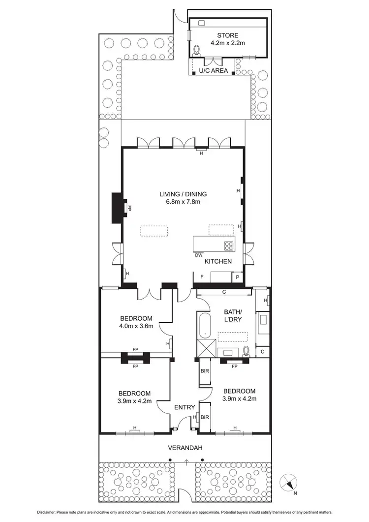 Floorplan of Homely house listing, 108 Hambleton Street, Middle Park VIC 3206