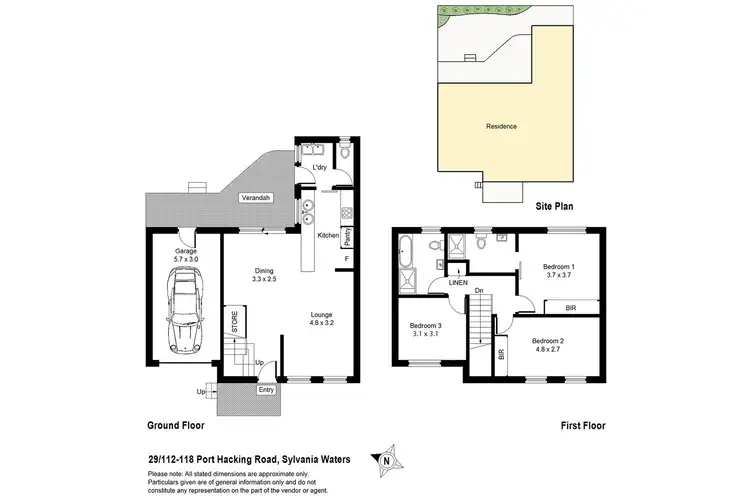Floorplan of Homely townhouse listing, 29/112 Port Hacking Road, Sylvania NSW 2224