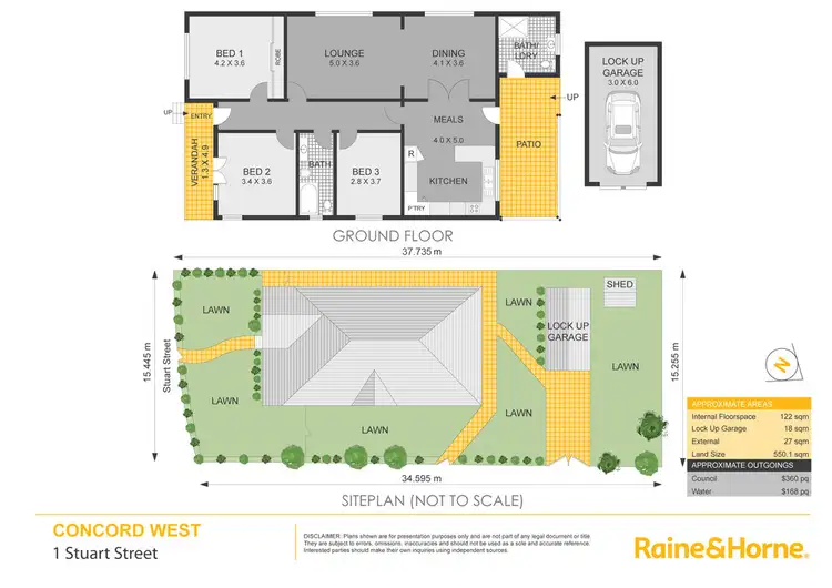 Floorplan of Homely house listing, 1 Stuart Street, Concord West NSW 2138