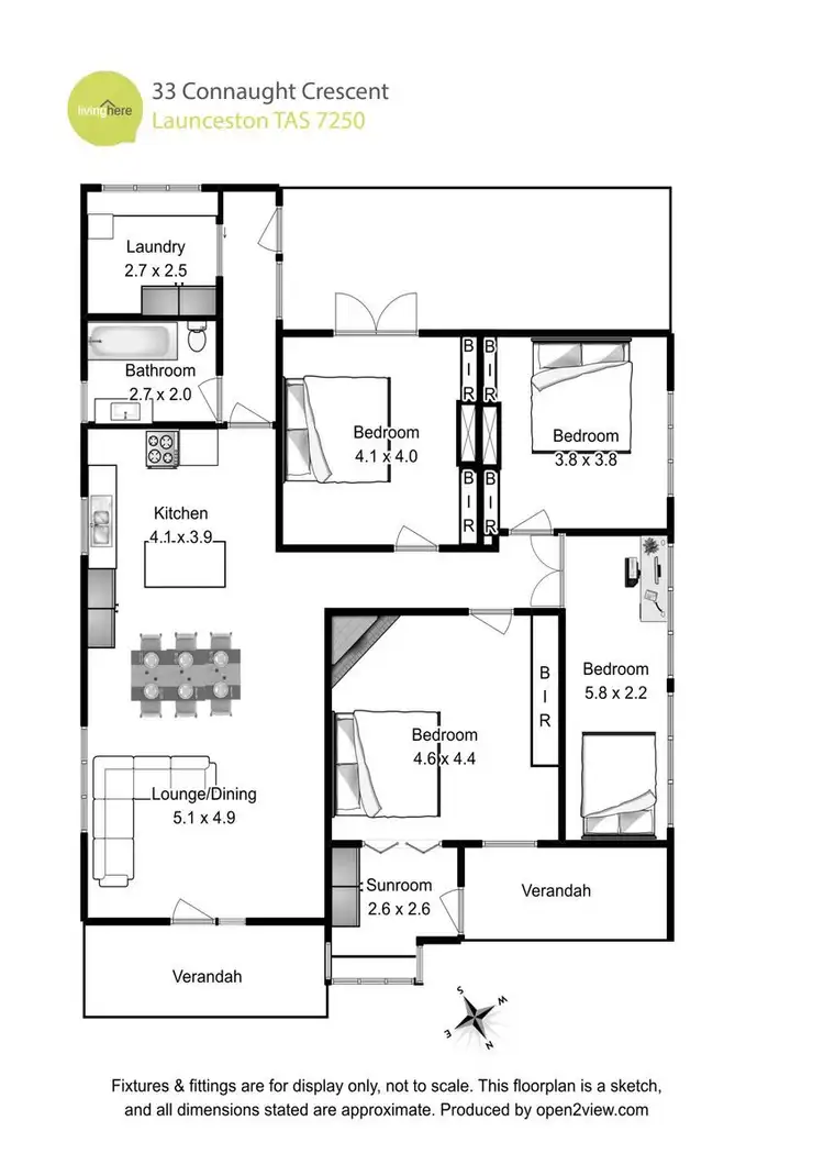 Floorplan of Homely house listing, 33 Connaught Crescent, West Launceston TAS 7250