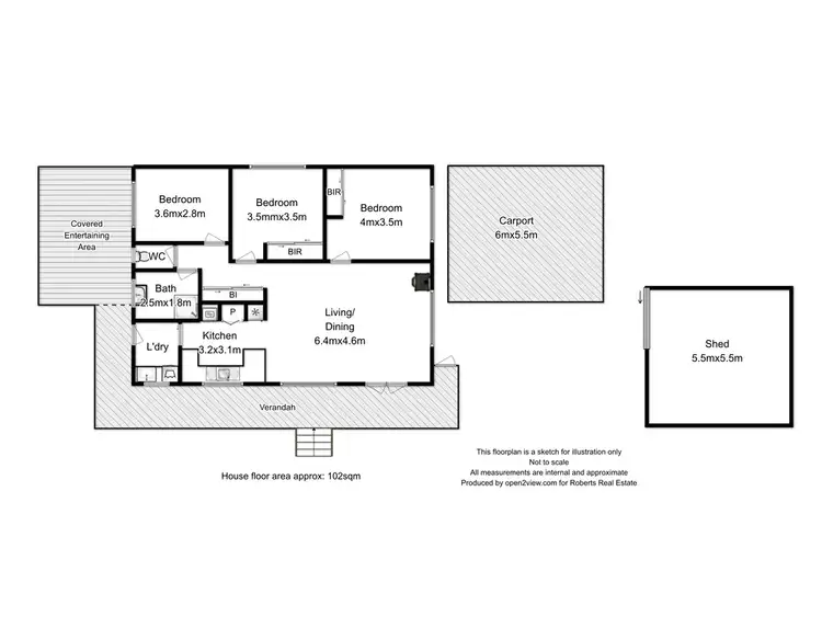 Floorplan of Homely house listing, 149 Scotts Road, Colebrook TAS 7027