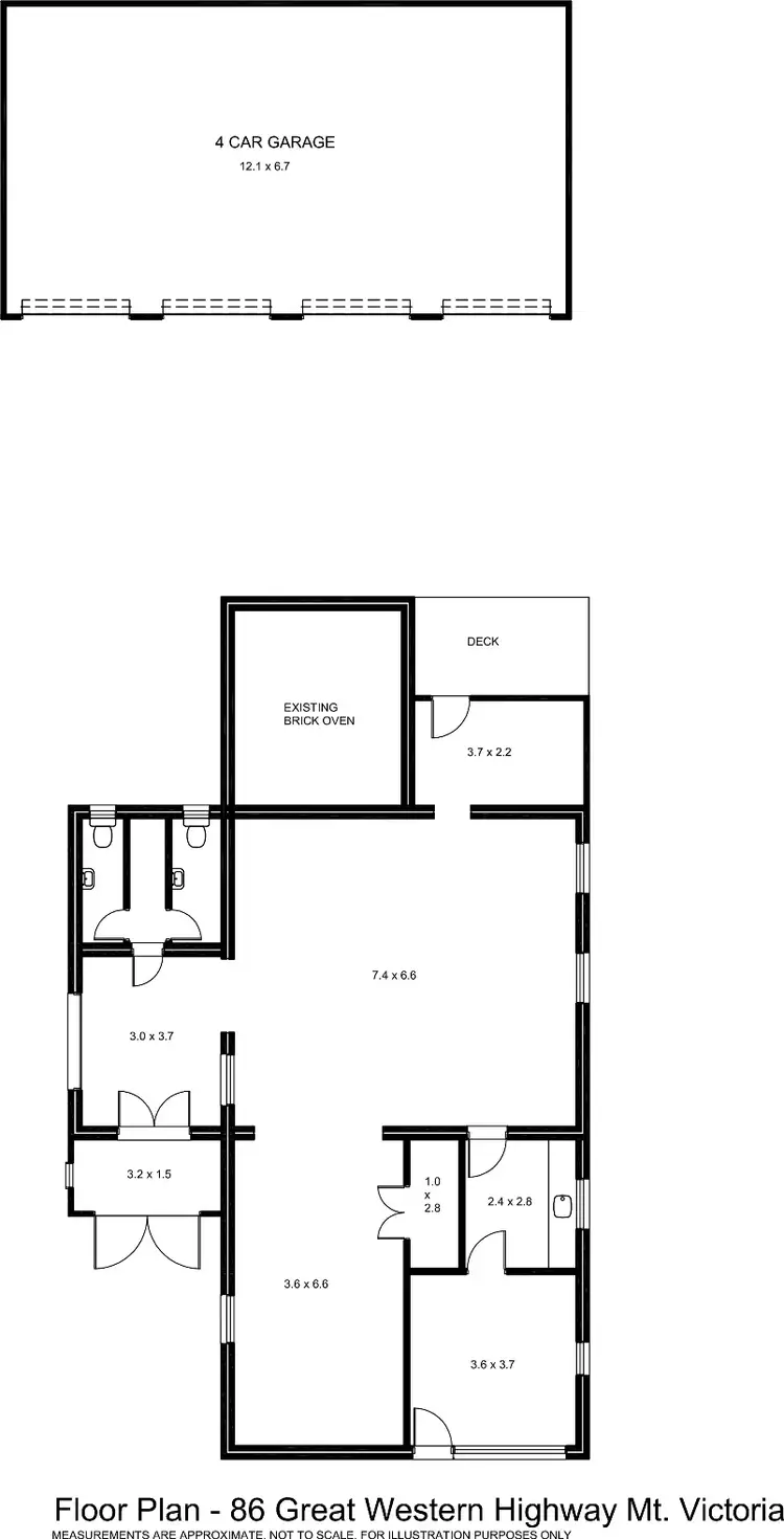 Floorplan of Homely house listing, 86 Great Western Highway, Mount Victoria NSW 2786